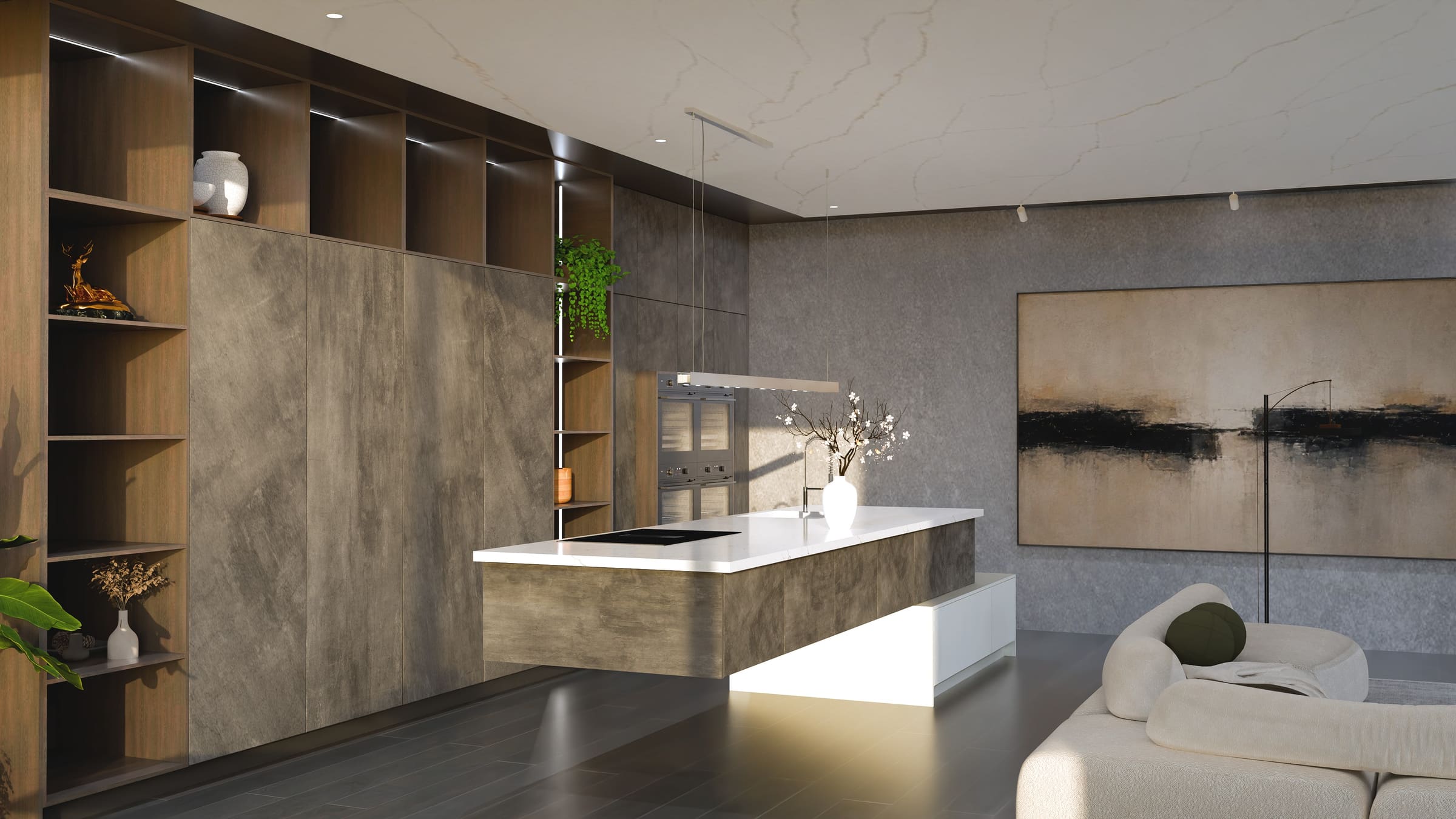 A showroom-grade CAD Illustrators render